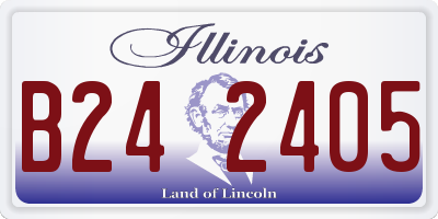 IL license plate B242405