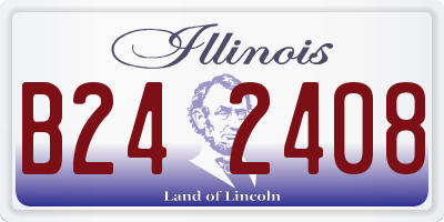IL license plate B242408