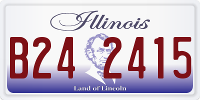 IL license plate B242415