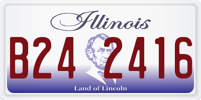 IL license plate B242416