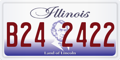 IL license plate B242422