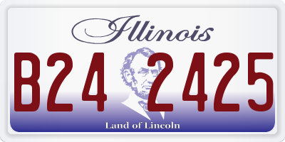 IL license plate B242425