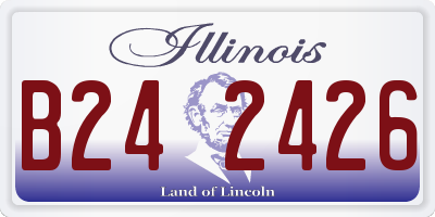 IL license plate B242426