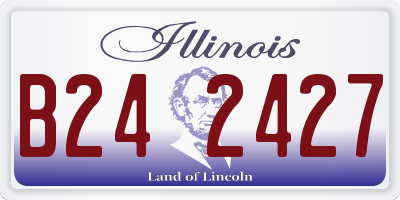 IL license plate B242427