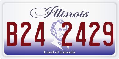 IL license plate B242429