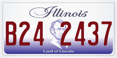 IL license plate B242437