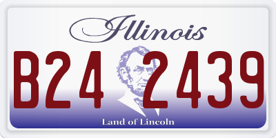 IL license plate B242439