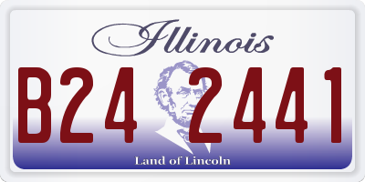 IL license plate B242441