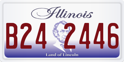IL license plate B242446