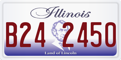 IL license plate B242450