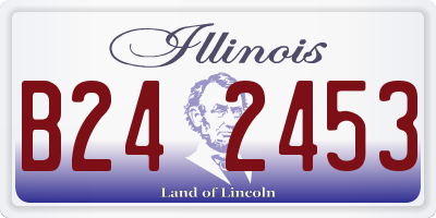 IL license plate B242453