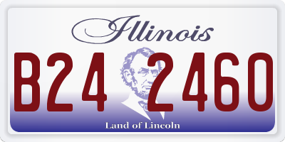 IL license plate B242460