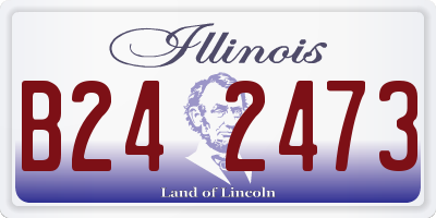 IL license plate B242473