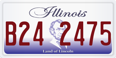 IL license plate B242475