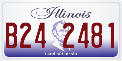 IL license plate B242481