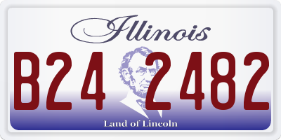 IL license plate B242482