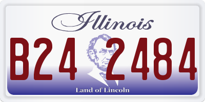 IL license plate B242484