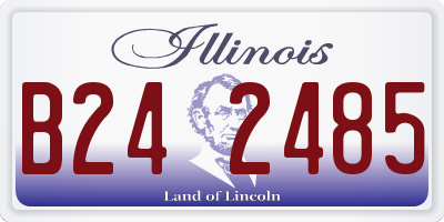 IL license plate B242485