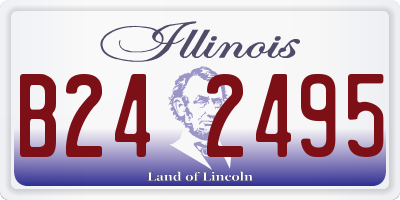 IL license plate B242495