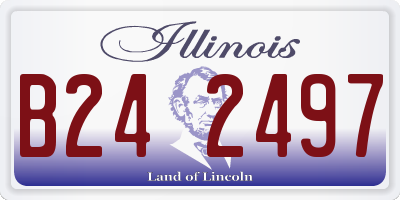 IL license plate B242497