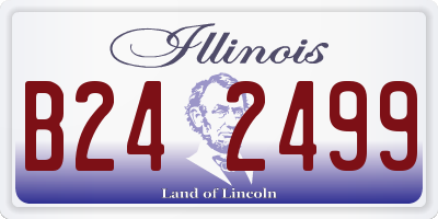 IL license plate B242499