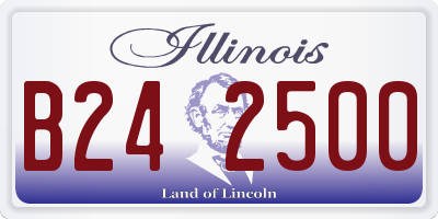 IL license plate B242500