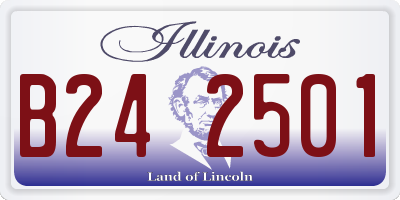IL license plate B242501