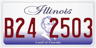 IL license plate B242503