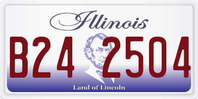IL license plate B242504