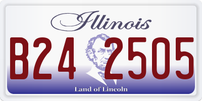 IL license plate B242505