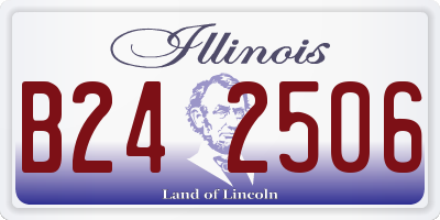 IL license plate B242506