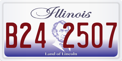 IL license plate B242507