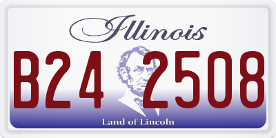 IL license plate B242508