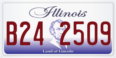 IL license plate B242509