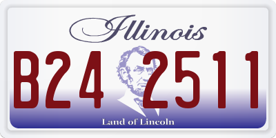 IL license plate B242511