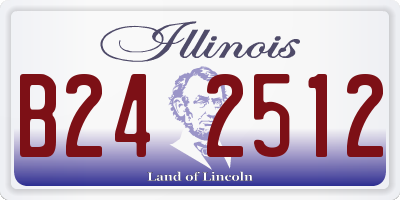 IL license plate B242512