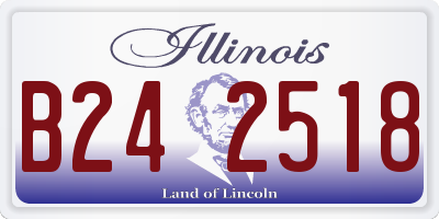 IL license plate B242518
