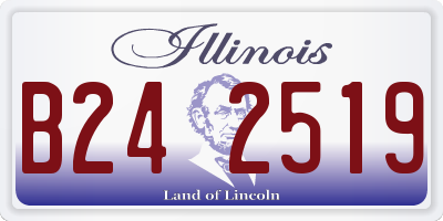 IL license plate B242519