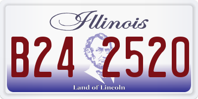 IL license plate B242520