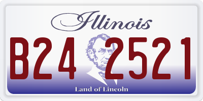 IL license plate B242521