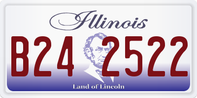IL license plate B242522