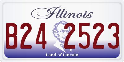 IL license plate B242523