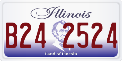 IL license plate B242524
