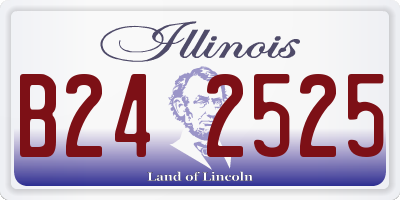 IL license plate B242525