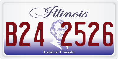 IL license plate B242526