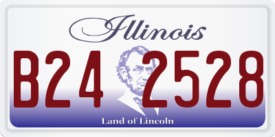 IL license plate B242528