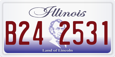IL license plate B242531