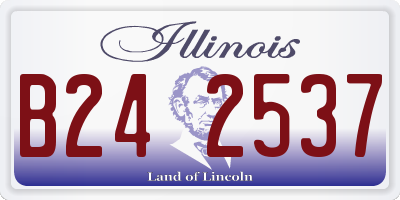 IL license plate B242537