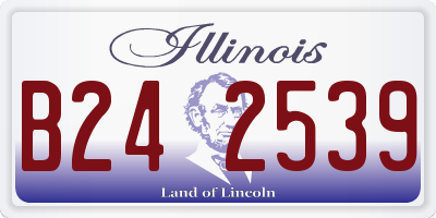 IL license plate B242539