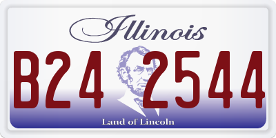 IL license plate B242544